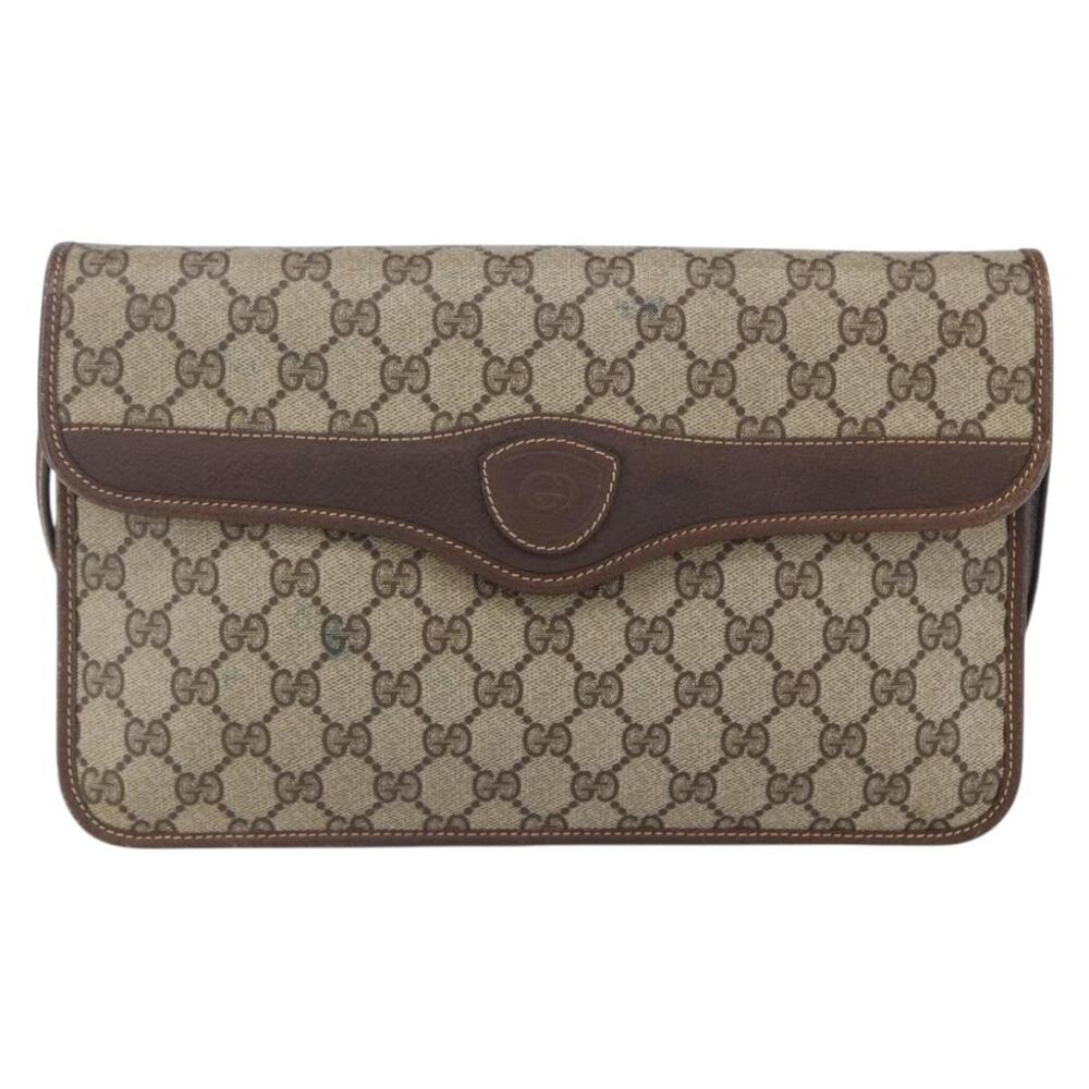 Gucci GG Supreme Shoulder Bag Beige